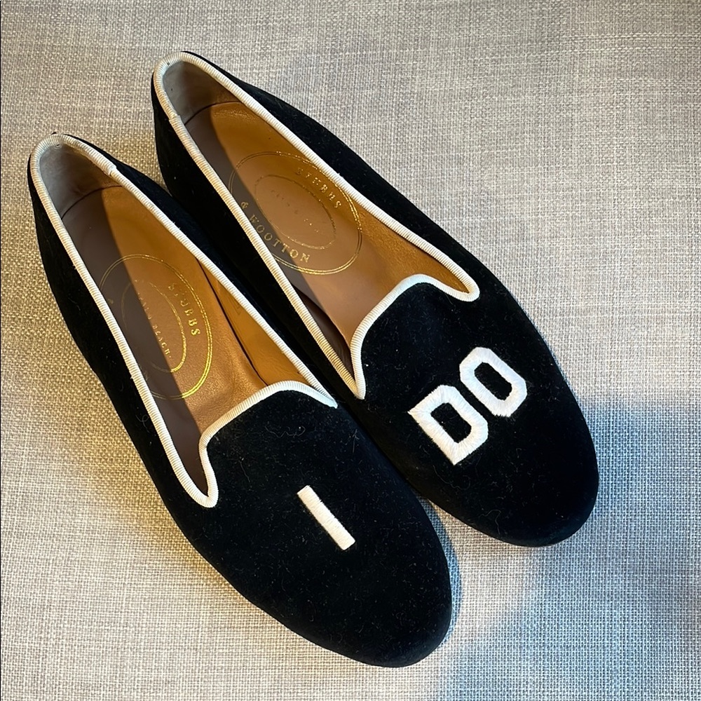 Stubbs & Wootton I Do Velvet Loafers